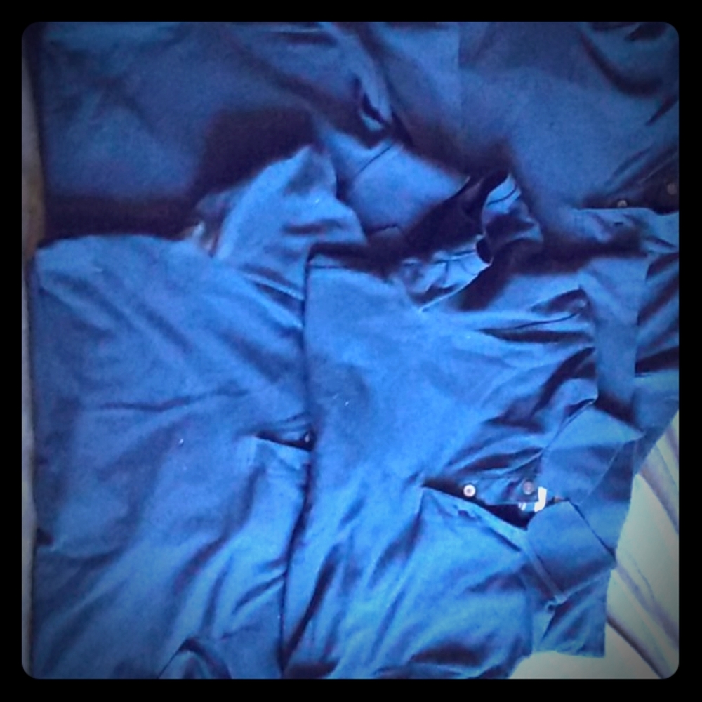 4 navy blue school shirts from old navy